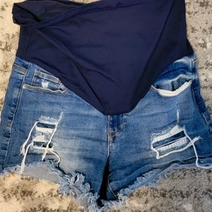 Maternity Jean Shorts
